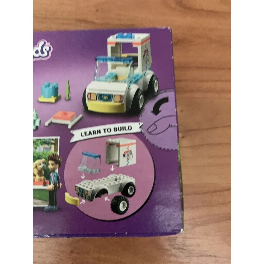 Lego Friends Pet Clinic Ambulance Building Set 54 Pc Puzzle for Ages 4+